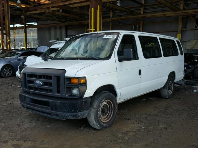 1FBSS31L58DB01802 - 2008 FORD ECONOLINE WHITE photo 2