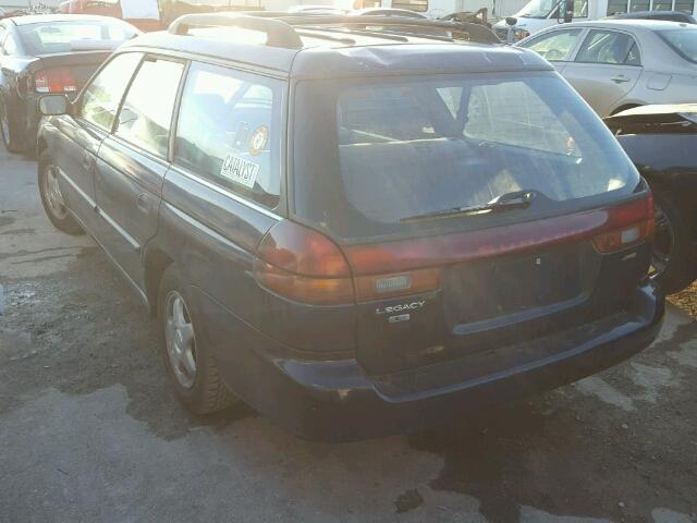 4S3BK4358V7309716 - 1997 SUBARU LEGACY L GREEN photo 3