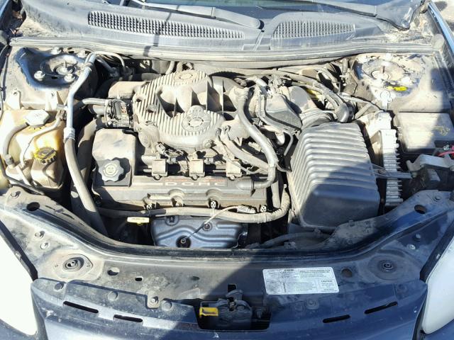 1C3EL55U31N685562 - 2001 CHRYSLER SEBRING LX BLACK photo 7