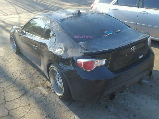JF1ZNAA15D1718221 - 2013 TOYOTA SCION FR-S შავი ფოტო 9
