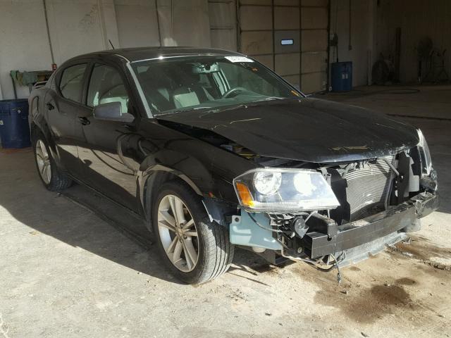 1C3CDZAB4EN130206 - 2014 DODGE AVENGER SE 黑色 照片 1