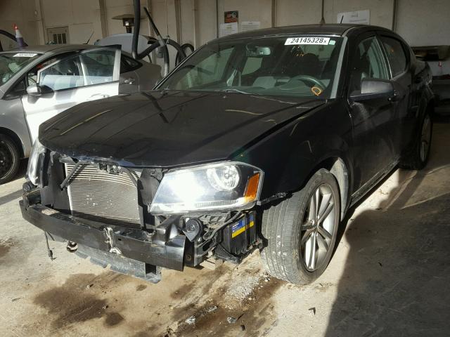 1C3CDZAB4EN130206 - 2014 DODGE AVENGER SE 黑色 照片 2