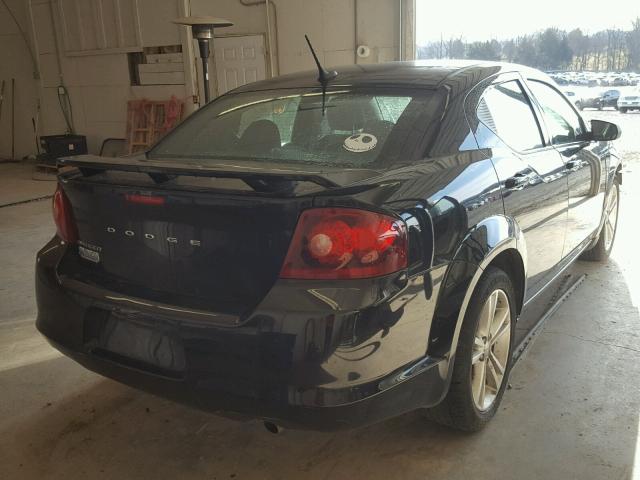 1C3CDZAB4EN130206 - 2014 DODGE AVENGER SE 黑色 照片 4