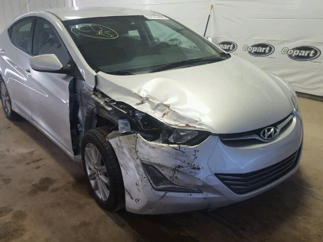 5NPDH4AE5FH627767 - 2015 HYUNDAI ELANTRA SE SILVER photo 9