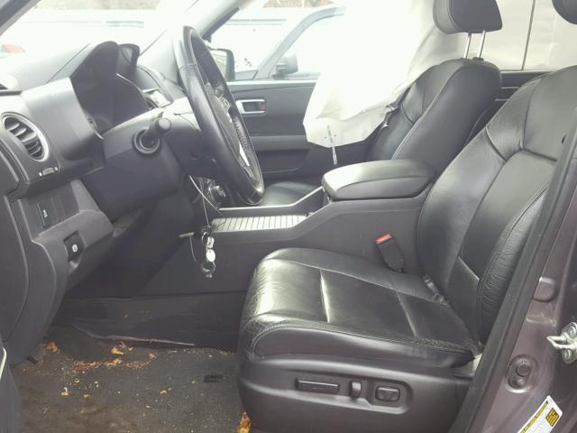 5FNYF4H70FB069100 - 2015 HONDA PILOT EXLN GRAY photo 5