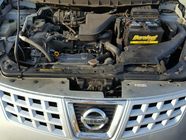 JN8AS58V28W107530 - 2008 NISSAN ROGUE S SILVER photo 7