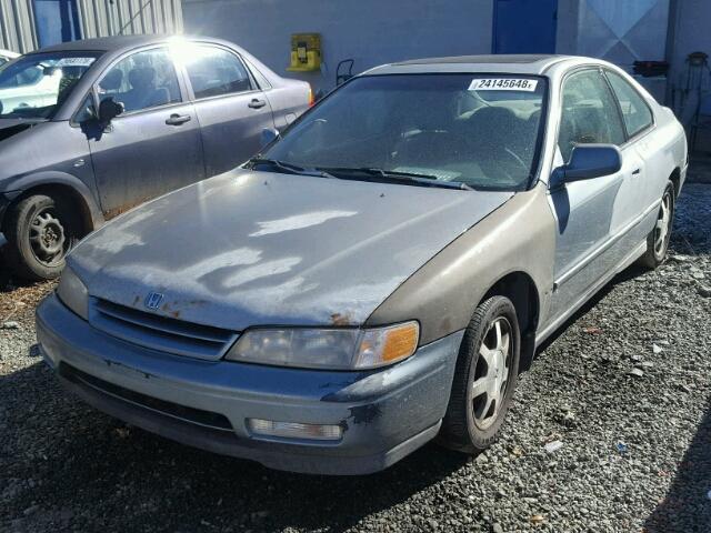 1HGCD7160RA056977 - 1994 HONDA ACCORD EX BLUE photo 2