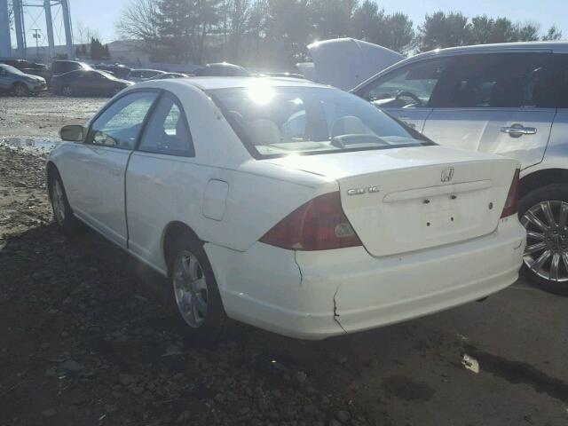 1HGEM22943L080408 - 2003 HONDA CIVIC EX თეთრი ფოტო 3