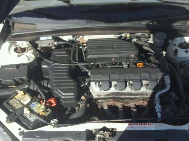 1HGEM22943L080408 - 2003 HONDA CIVIC EX თეთრი ფოტო 7