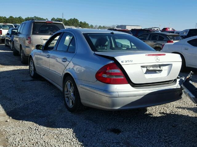 WDBUF56J16A851027 - 2006 MERCEDES-BENZ E 350 SILVER photo 3