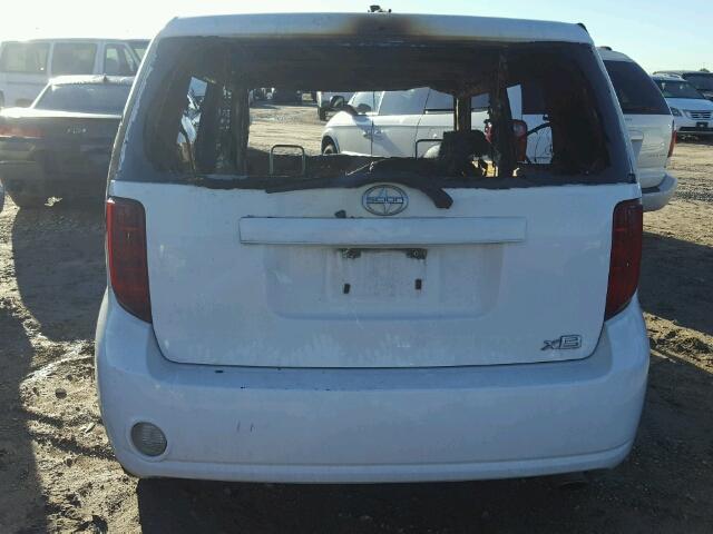 JTLKE50E591090941 - 2009 TOYOTA SCION XB თეთრი ფოტო 9