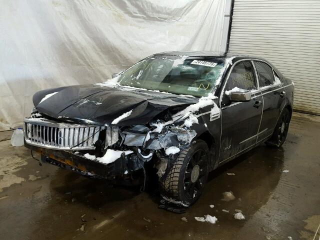 3LNHM26T07R647248 - 2007 LINCOLN MKZ BLACK photo 2