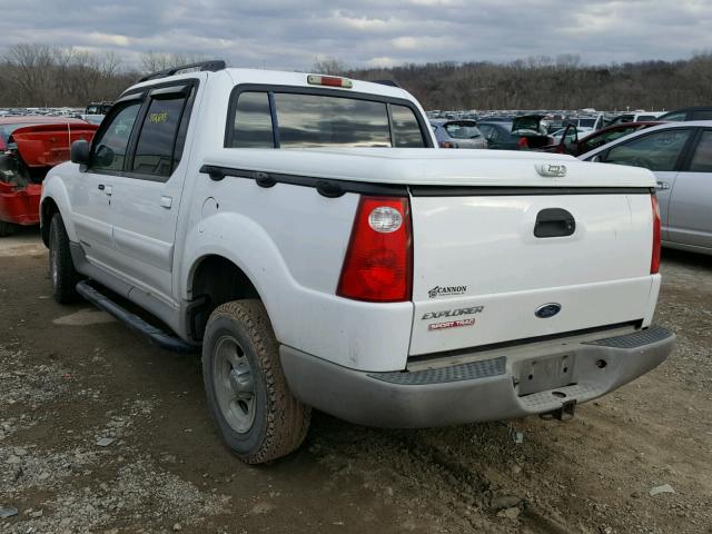 1FMZU77E42UD39700 - 2002 FORD EXPLORER S WHITE photo 3