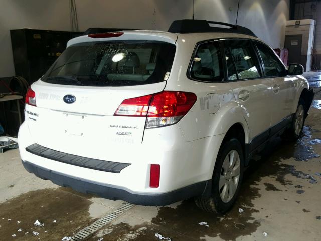 4S4BRBAC7C3282204 - 2012 SUBARU OUTBACK 2. WHITE photo 4