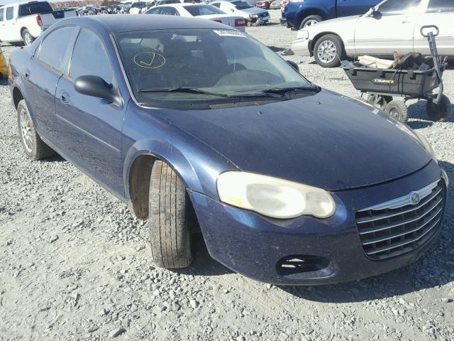 1C3EL46X95N650310 - 2005 CHRYSLER SEBRING BLUE photo 1