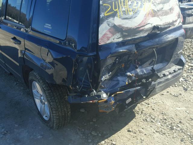 1C4NJRCB2ED508927 - 2014 JEEP PATRIOT LI BLUE photo 9