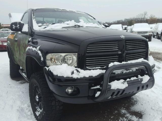 1D7HU16N62J146082 - 2002 DODGE RAM 1500 BLACK photo 1