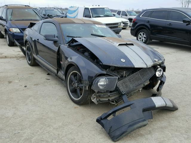 1ZVHT82H775288704 - 2007 FORD MUSTANG GT BLACK photo 1