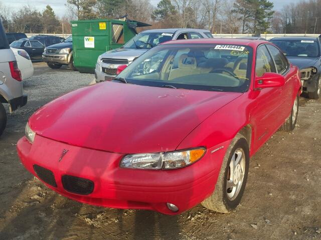 1G2WJ52K8WF207085 - 1998 PONTIAC GRAND PRIX RED photo 2