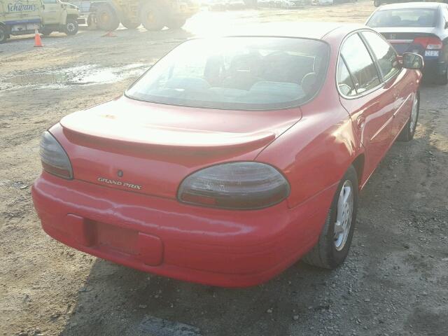 1G2WJ52K8WF207085 - 1998 PONTIAC GRAND PRIX RED photo 4