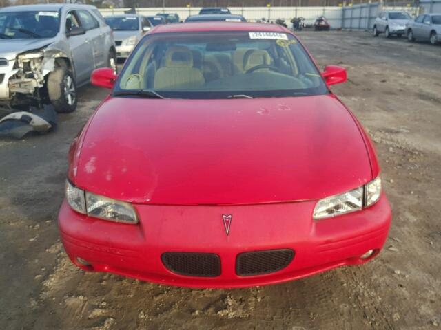 1G2WJ52K8WF207085 - 1998 PONTIAC GRAND PRIX RED photo 9