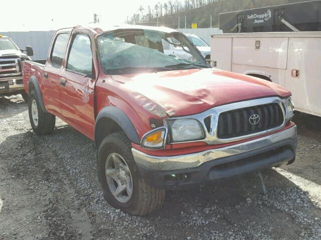 5TEGN92N83Z254332 - 2003 TOYOTA TACOMA DOU RED photo 1