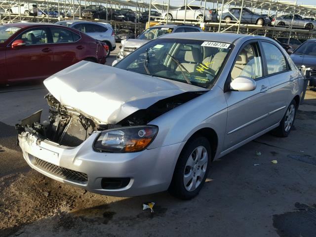 KNAFE221995633543 - 2009 KIA SPECTRA EX SILVER photo 2