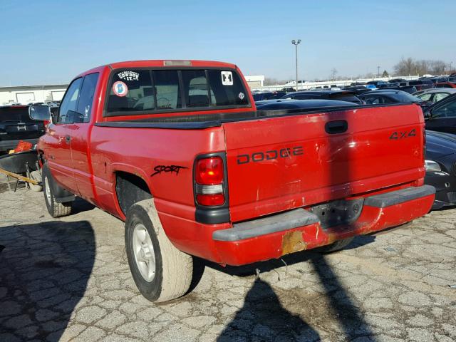 1B7HF13Z3VJ567449 - 1997 DODGE RAM 1500 RED photo 3