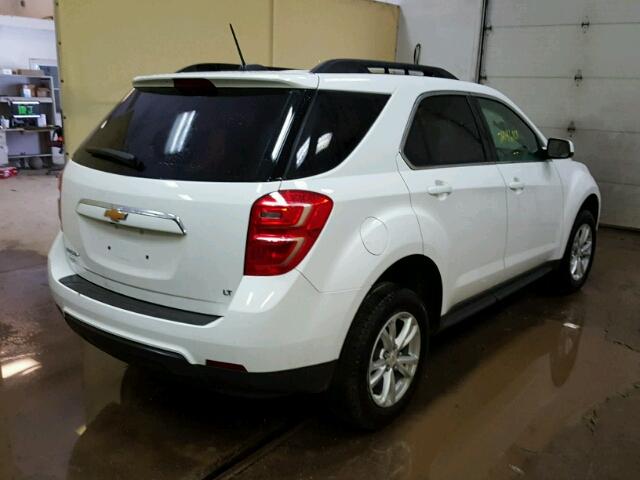 2GNALCEK7H1562279 - 2017 CHEVROLET EQUINOX LT WHITE photo 4