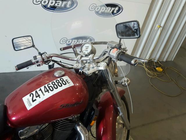 1HFSC43064A403666 - 2004 HONDA VT1100 C2 BURGUNDY photo 5