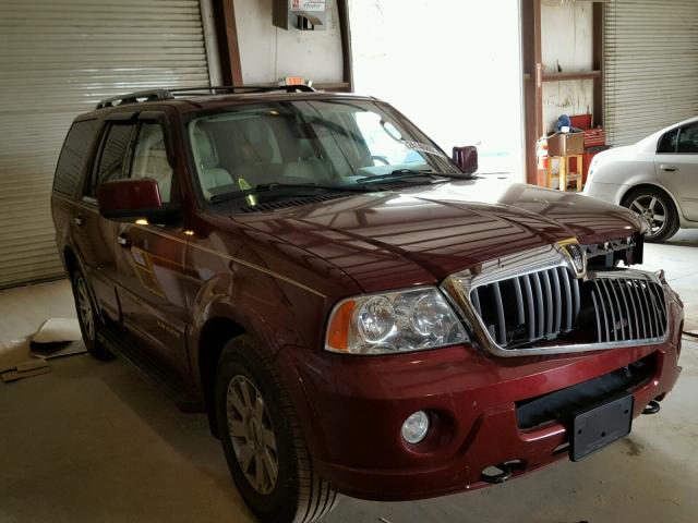 5LMFU27R54LJ18346 - 2004 LINCOLN NAVIGATOR BURGUNDY photo 1