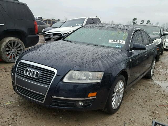 WAUDH74F87N052584 - 2007 AUDI A6 3.2 QUA BLUE photo 2