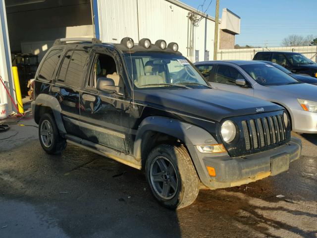 1J4GL38K95W662123 - 2005 JEEP LIBERTY RE BLACK photo 1