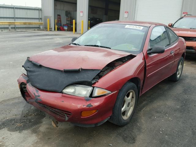 3G1JC1245WS841047 - 1998 CHEVROLET CAVALIER B MAROON photo 2