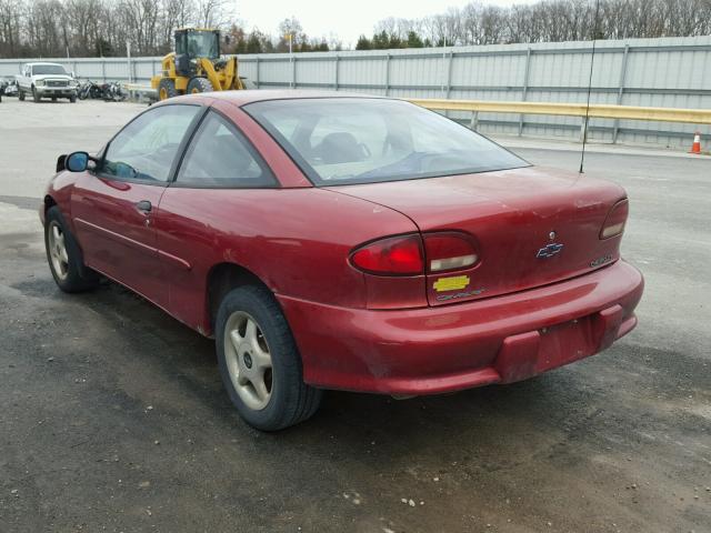 3G1JC1245WS841047 - 1998 CHEVROLET CAVALIER B MAROON photo 3