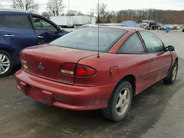 3G1JC1245WS841047 - 1998 CHEVROLET CAVALIER B MAROON photo 4