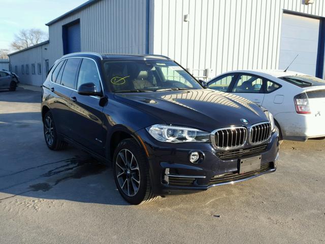 5UXKR2C34H0X04180 - 2017 BMW X5 SDRIVE3 BLUE photo 1