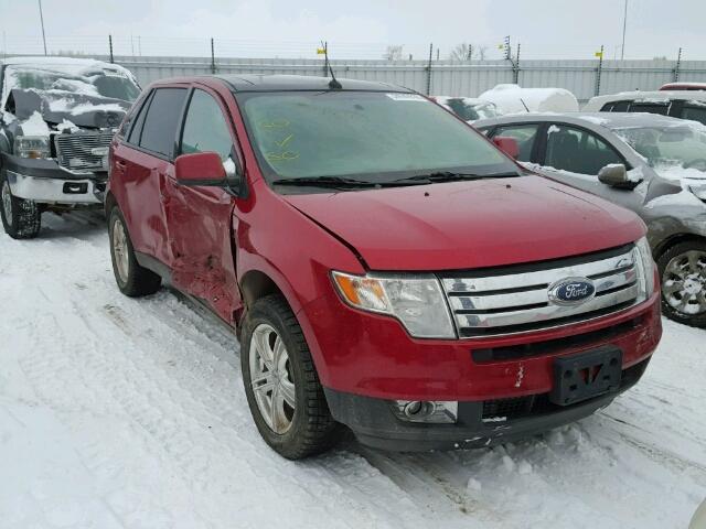 2FMDK4JC0ABB10859 - 2010 FORD EDGE SEL RED photo 1