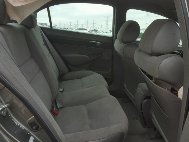 1HGFA16537L107327 - 2007 HONDA CIVIC LX GRAY photo 6