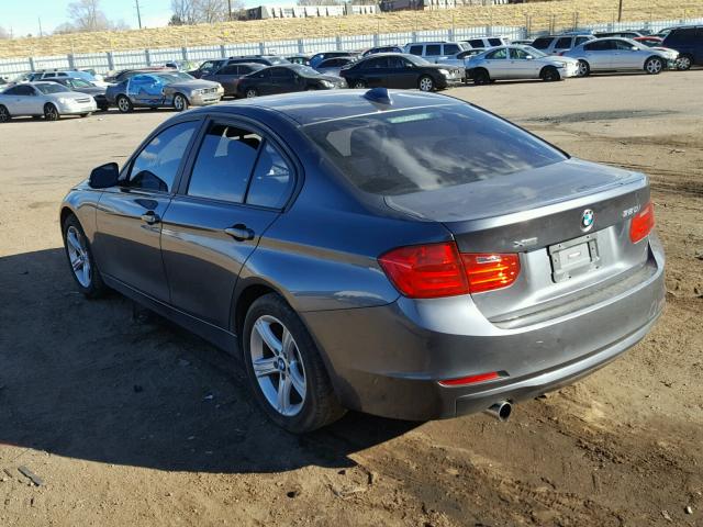 WBA3C3C58DF980526 - 2013 BMW 320 I GRAY photo 3