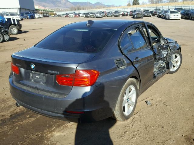 WBA3C3C58DF980526 - 2013 BMW 320 I GRAY photo 4