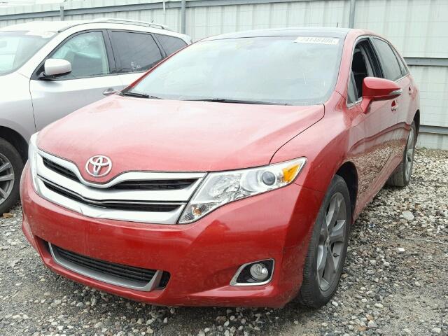 4T3ZK3BB4FU072485 - 2015 TOYOTA VENZA LE RED photo 2