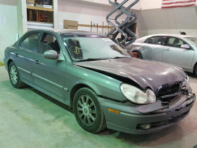 KMHWF35H64A969628 - 2004 HYUNDAI SONATA GLS BLACK photo 1