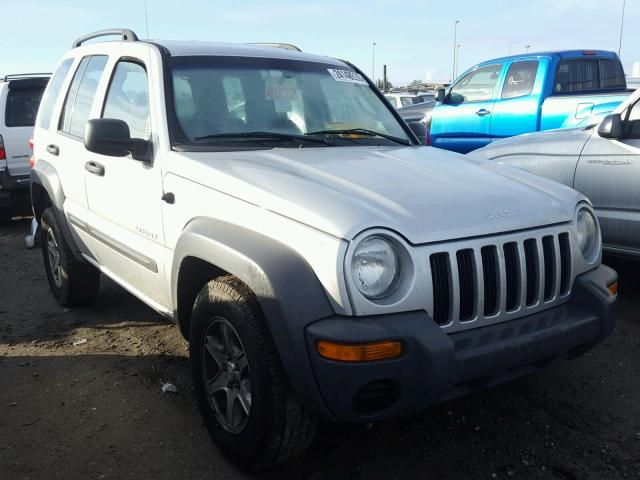 1J4GL48K04W284178 - 2004 JEEP LIBERTY SP SILVER photo 1