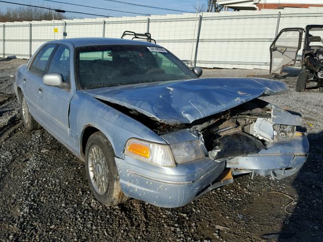 2FAFP74W9YX144565 - 2000 FORD CROWN VICT BLUE photo 1