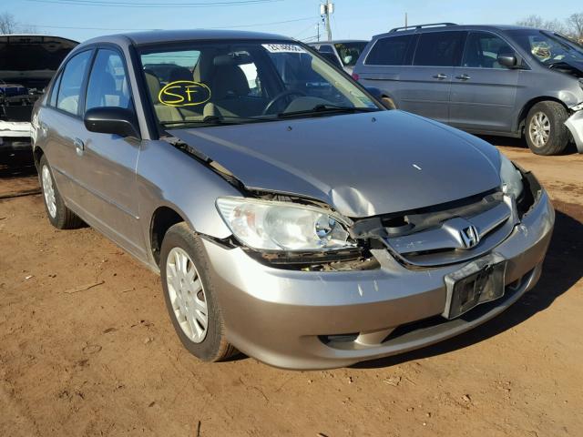 2HGES16505H517926 - 2005 HONDA CIVIC LX GRAY photo 1