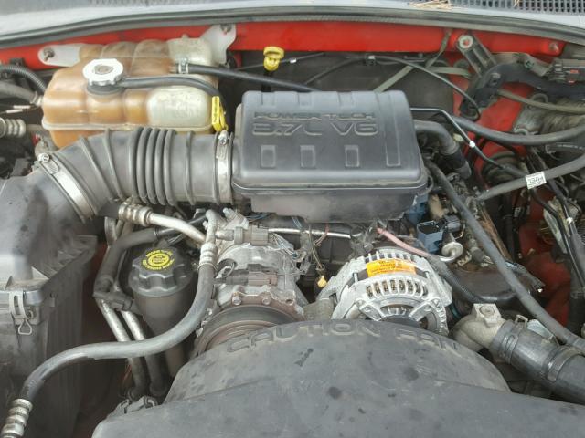1J4GL48K93W685534 - 2003 JEEP LIBERTY SP RED photo 7