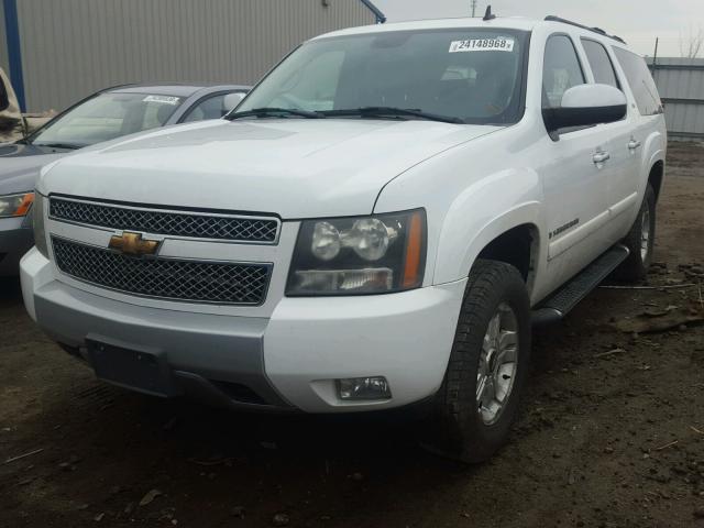 3GNFK16377G280010 - 2007 CHEVROLET SUBURBAN K WHITE photo 2