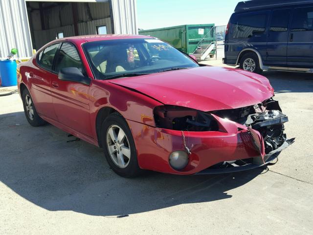 2G2WP552461275675 - 2006 PONTIAC GRAND PRIX RED photo 1