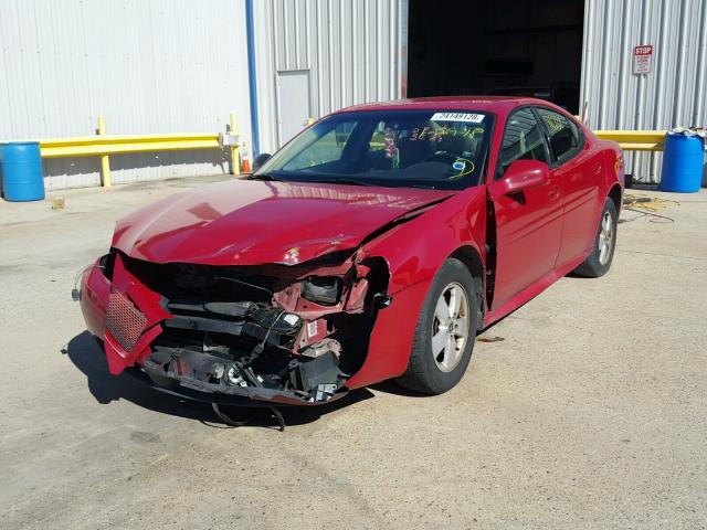 2G2WP552461275675 - 2006 PONTIAC GRAND PRIX RED photo 2